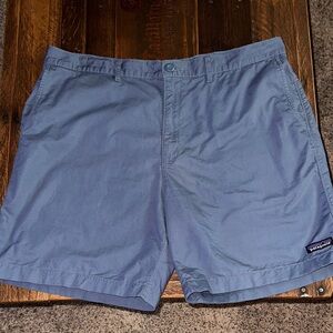 Patagonia Men's Slate Blue Flat Front Shorts
